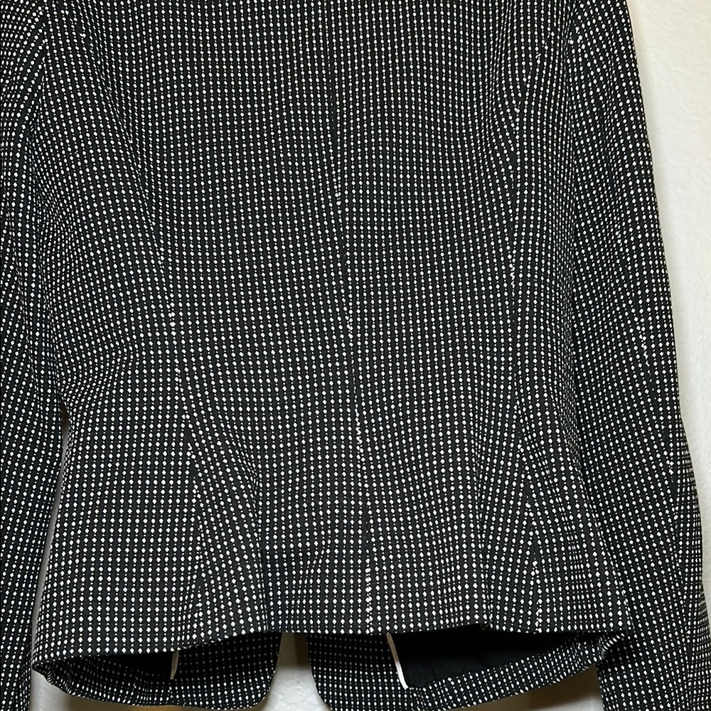 White Black Women's Black and White Blazer - Picture 7 of 8